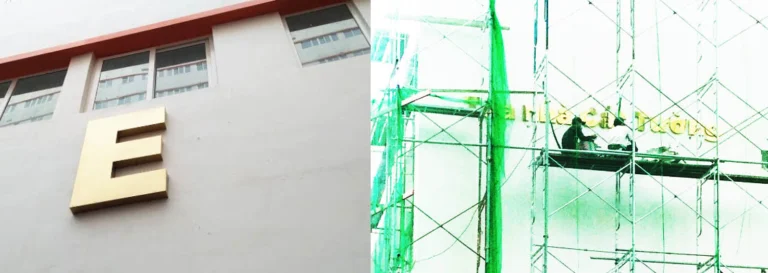 Tòa nhà Bách Hợp — Thi công logo chữ nổi